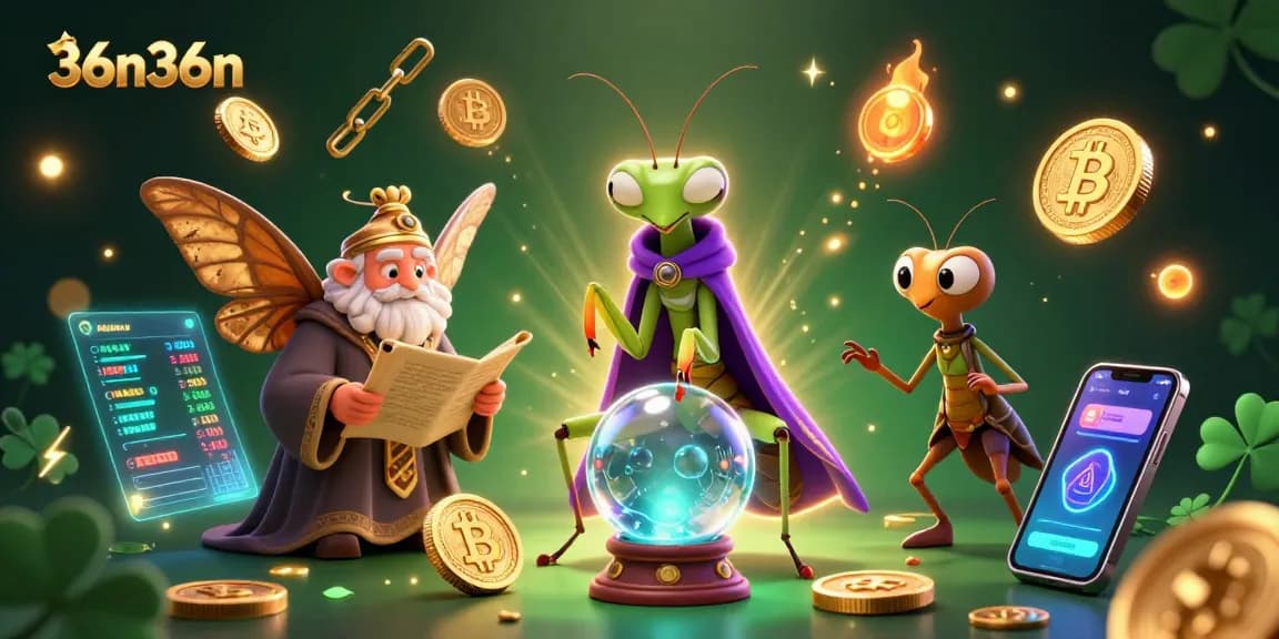 Aposte no 36n36n e veja o destino revelado pelo oráculo de cartas na cena vibrante com moedas de criptomoedas.