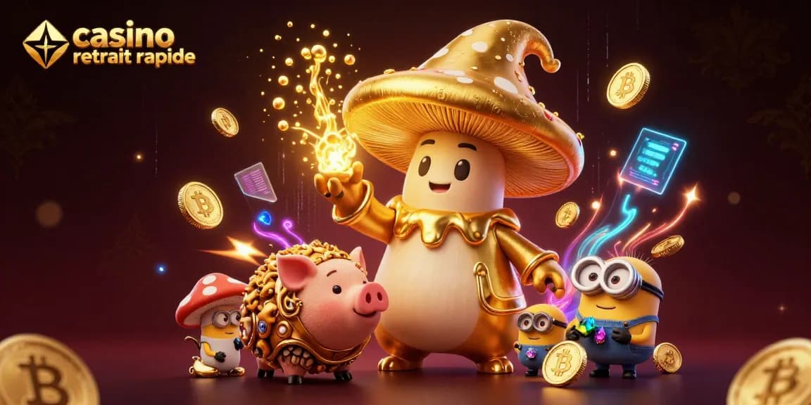 Récupérez vos gains rapidement avec casino retrait rapide dans un monde de jeux outranciers et magiques.