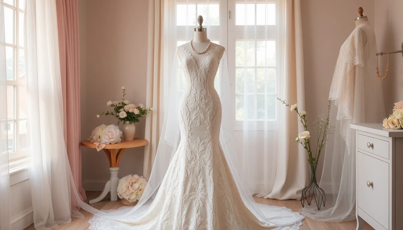 Creare stili di abiti da sposa personalizzati con dettagli unici e raffinati