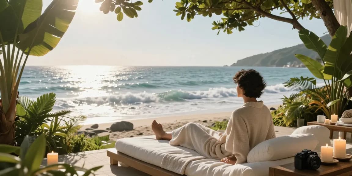 Luxurious 여수op experience with ocean views, serene spa treatment ambiance.