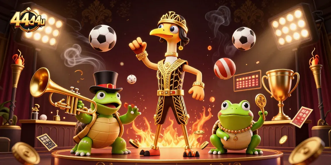 Engage in thrilling gameplay at 44u44u with vibrant 3D illustrations of casino fun.