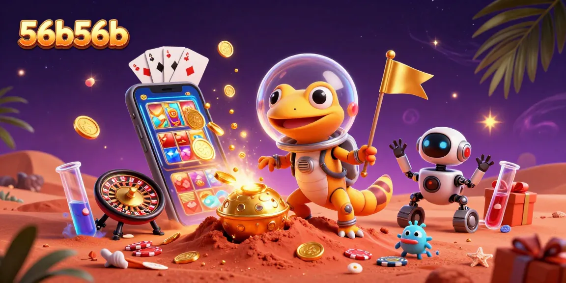 O gecko marciano 56b56b revela um cassino dourado em Marte, cercado por jogos emocionantes.