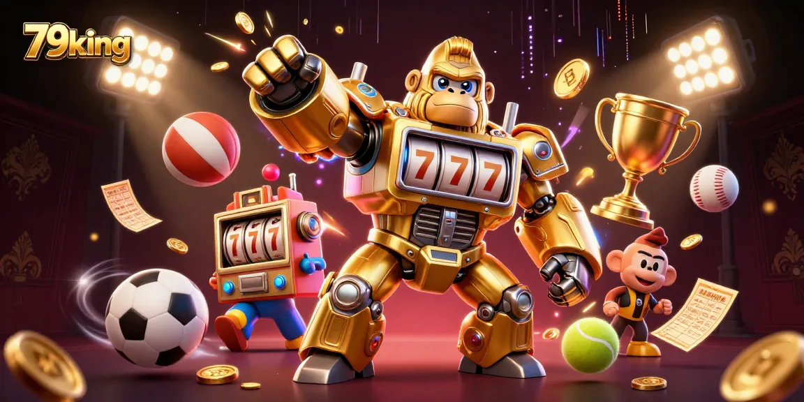 Experience thrilling gameplay at 79king with a vibrant casino scene showcasing exciting sports and rewards.