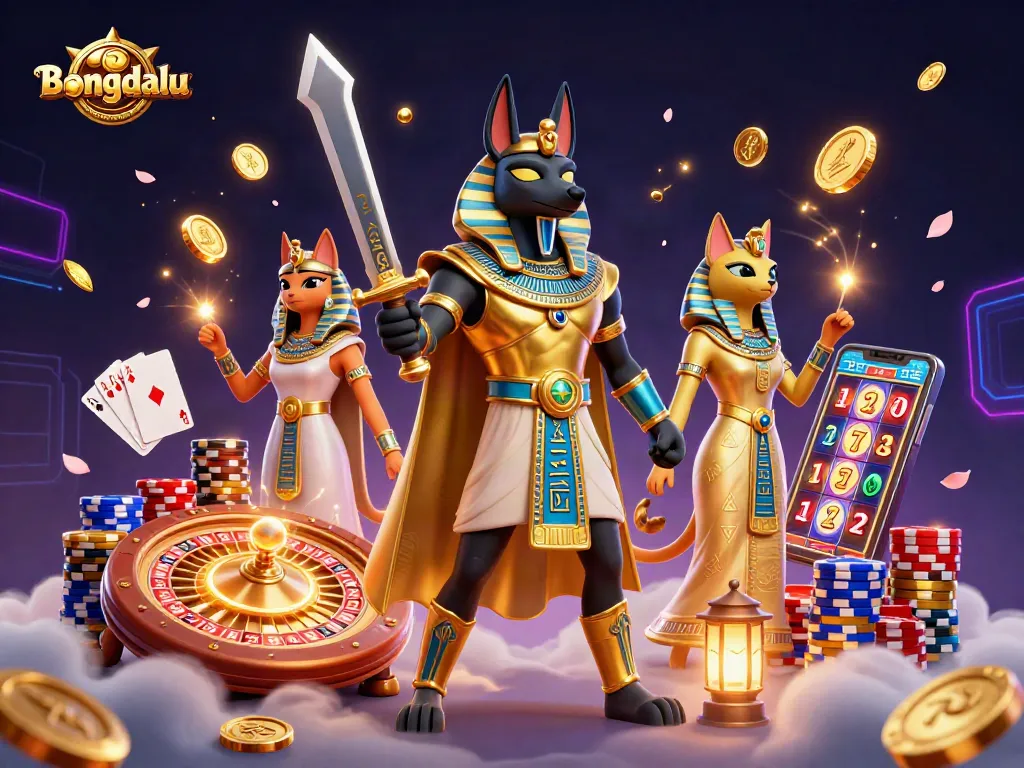Engage with Bongdalu for real-time scores and betting action in an action-packed casino scene.