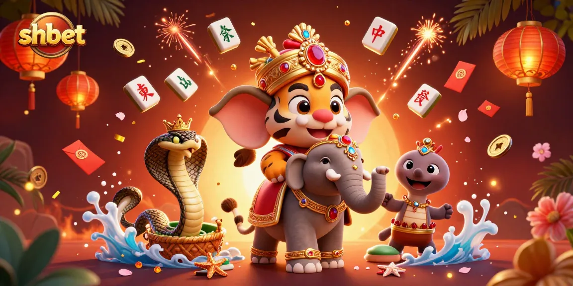 Experience shbet's vibrant casino world with dynamic characters and gambling elements in a rich, colorful illustration.