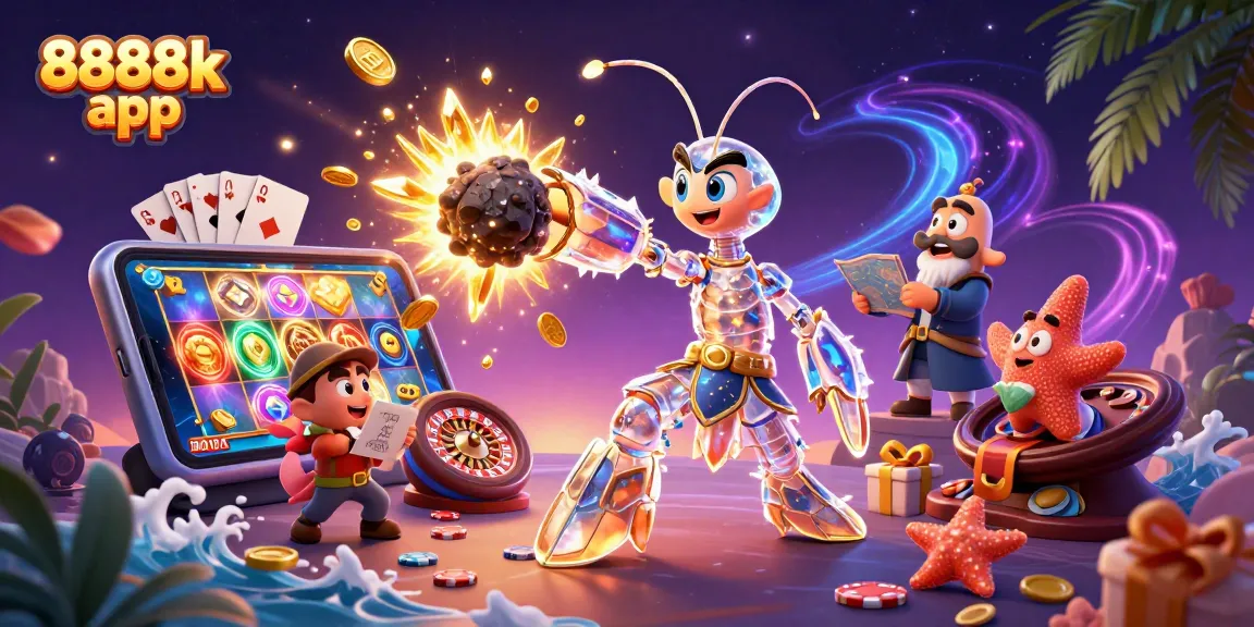 Spin the reels and win with the captivating 8888k app experience!