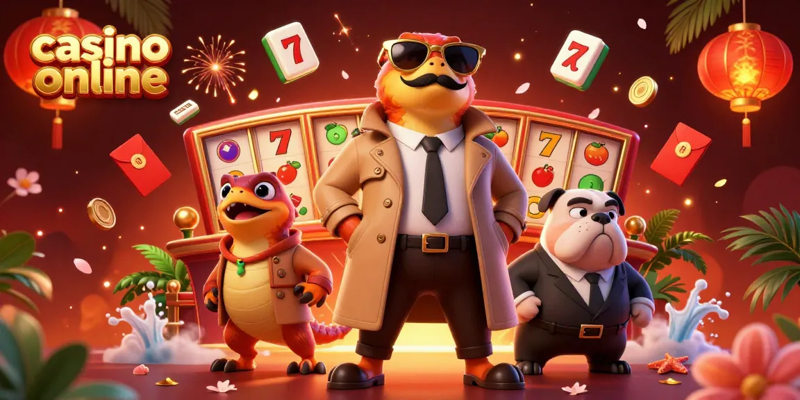 Engage with thrilling moments at our casino online with animated raptors and festive elements.