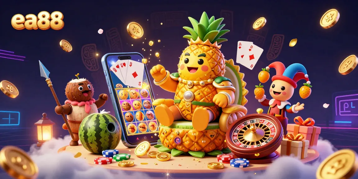 Experience the vibrant excitement of ea88 casino with dynamic gaming elements and colorful characters.