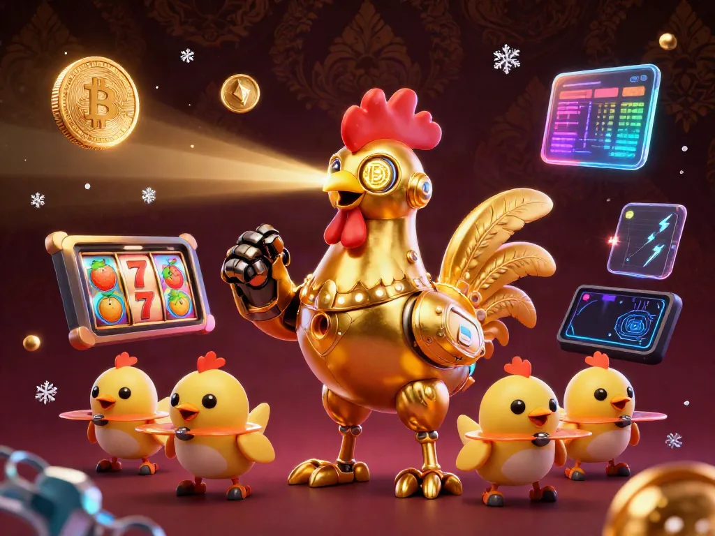 Experience the thrill of situs slot gacor terpercaya with this dynamic 3D casino scene full of vibrant characters and elements.