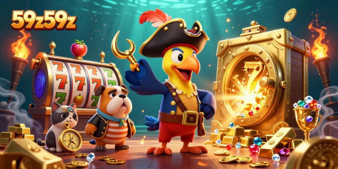 Experience thrilling slots at 59z59z with vibrant characters and dazzling treasures emerging