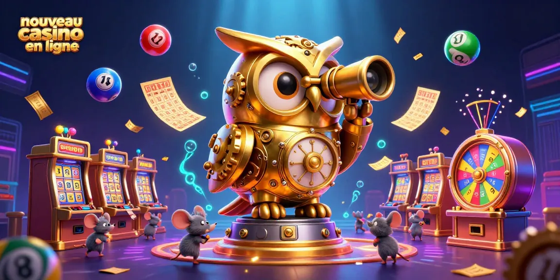 Jouez au nouveau casino en ligne avec notre illustration dynamique, pleine de jeux et d'excitation.