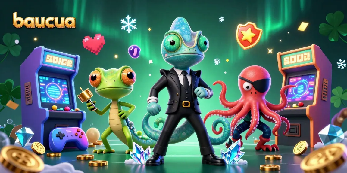 Engage in thrilling baucua gameplay with dynamic characters in vibrant casino settings.