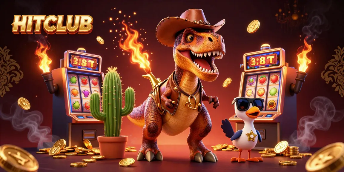 Experience the thrilling ambiance of HITCLUB with vibrant slot machines and a lively casino atmosphere.