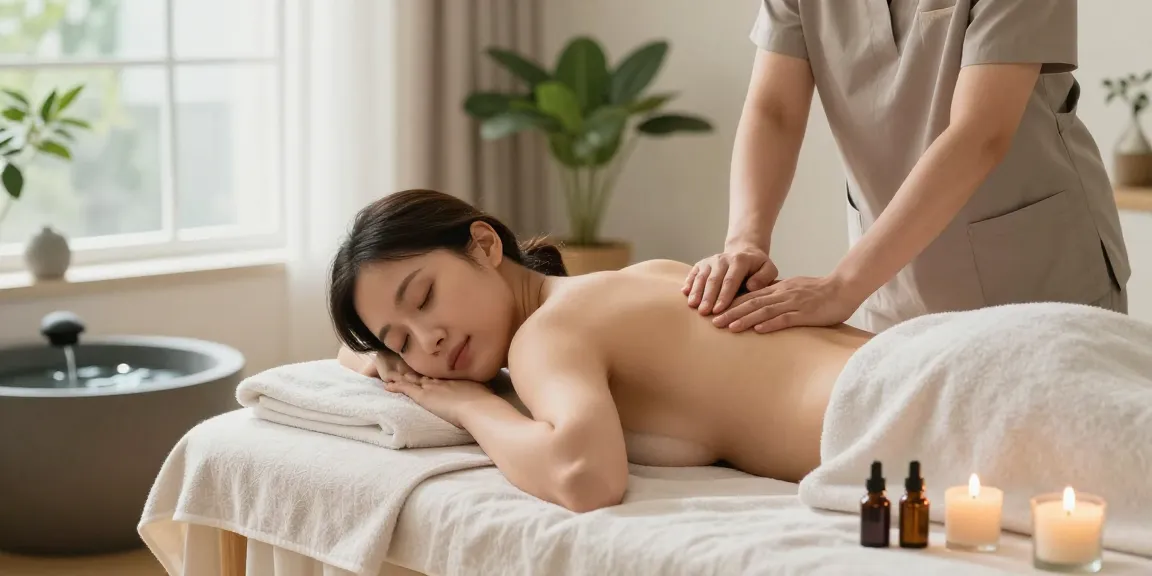 Experience soothing 용인출장마사지 in a tranquil home environment with professional care and relaxation elements.