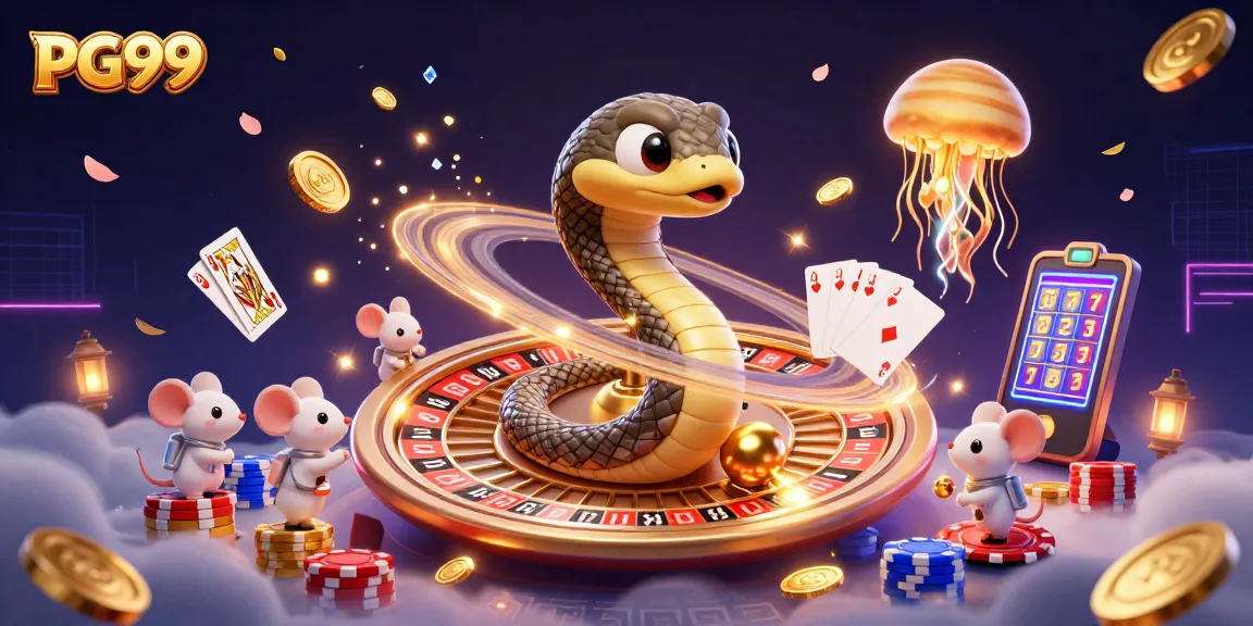 Experience thrilling gameplay at PG99 with dynamic roulette spins and adorable astronaut mice betting.