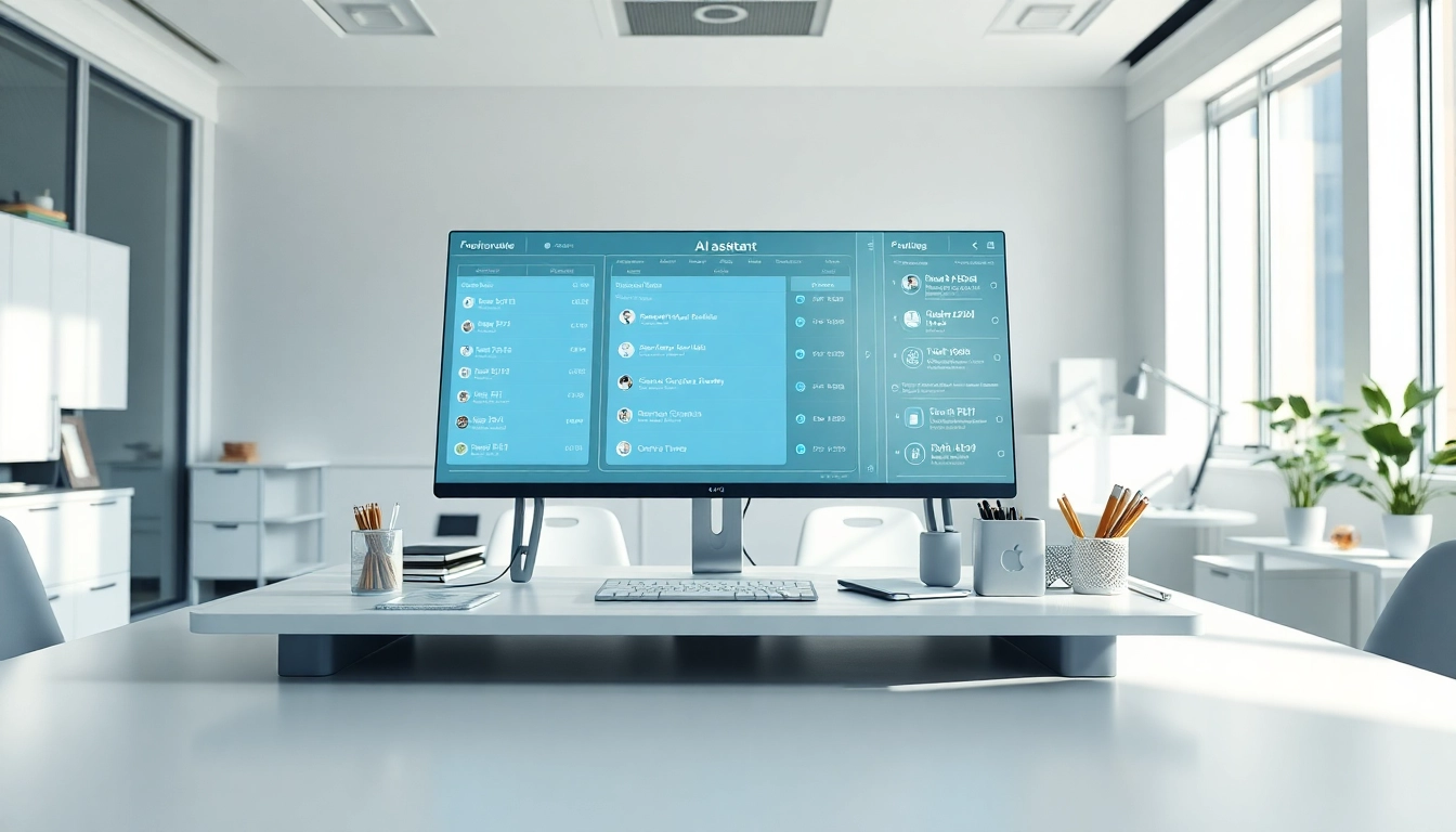 Explore executive assistant alternative AI with professional AI assistant in modern office.
