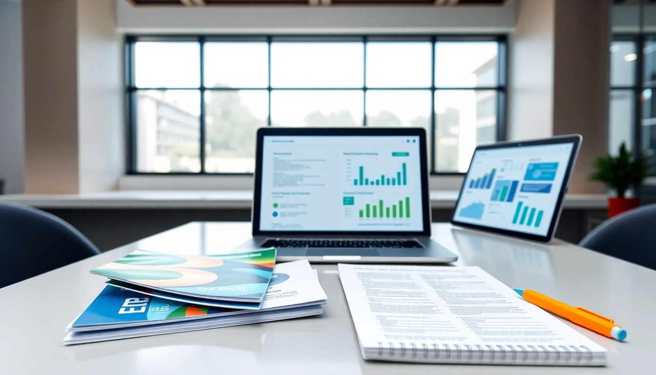 Compare EE vs Three business plans with detailed information on a desk setting.