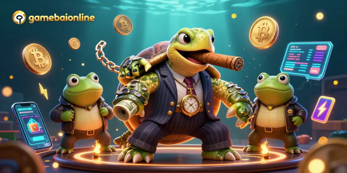 Engage in Bài Cào at gamebaiionline with our unique 3D casino illustration showcasing fast-paced gaming excitement.