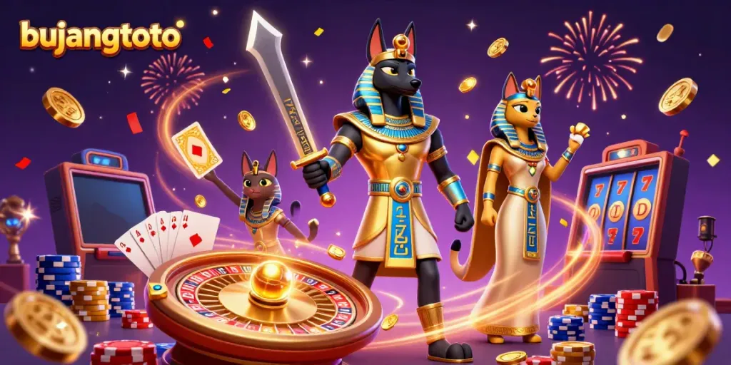 Experience the thrilling bujangtoto gaming arena with magical elements and vibrant visuals.
