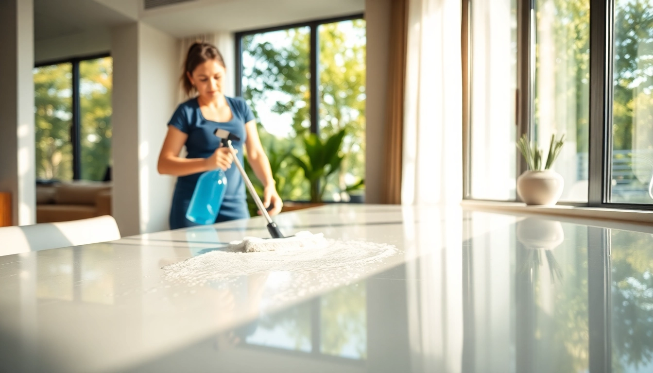 Efficient bond cleaning Logan service in a bright apartment showcasing sparkling surfaces.