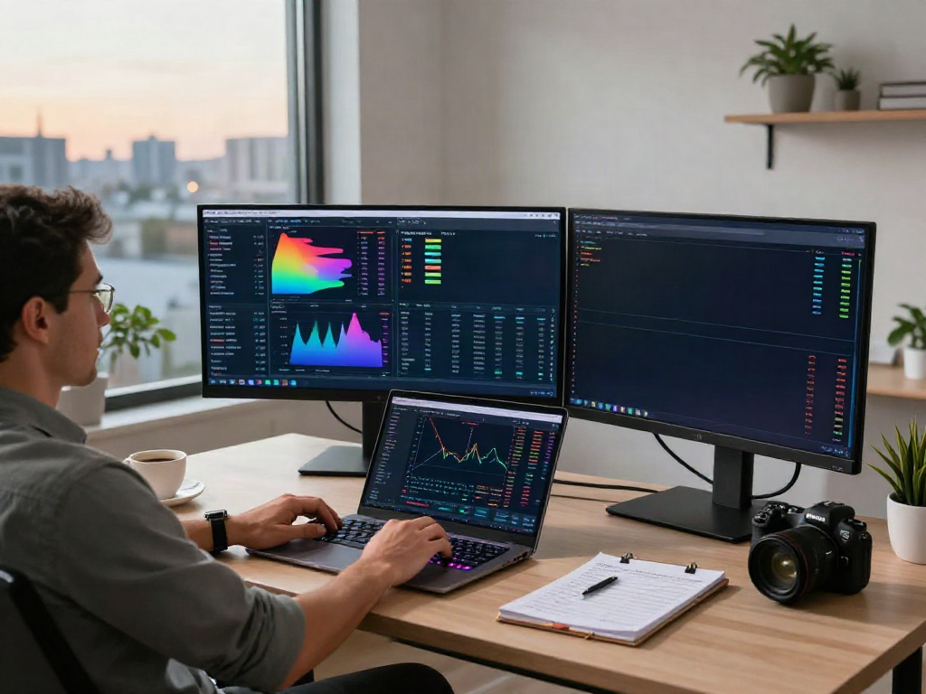 HKEX Level 2 market data displayed on multiple screens in a professional cryptocurrency trading environment.