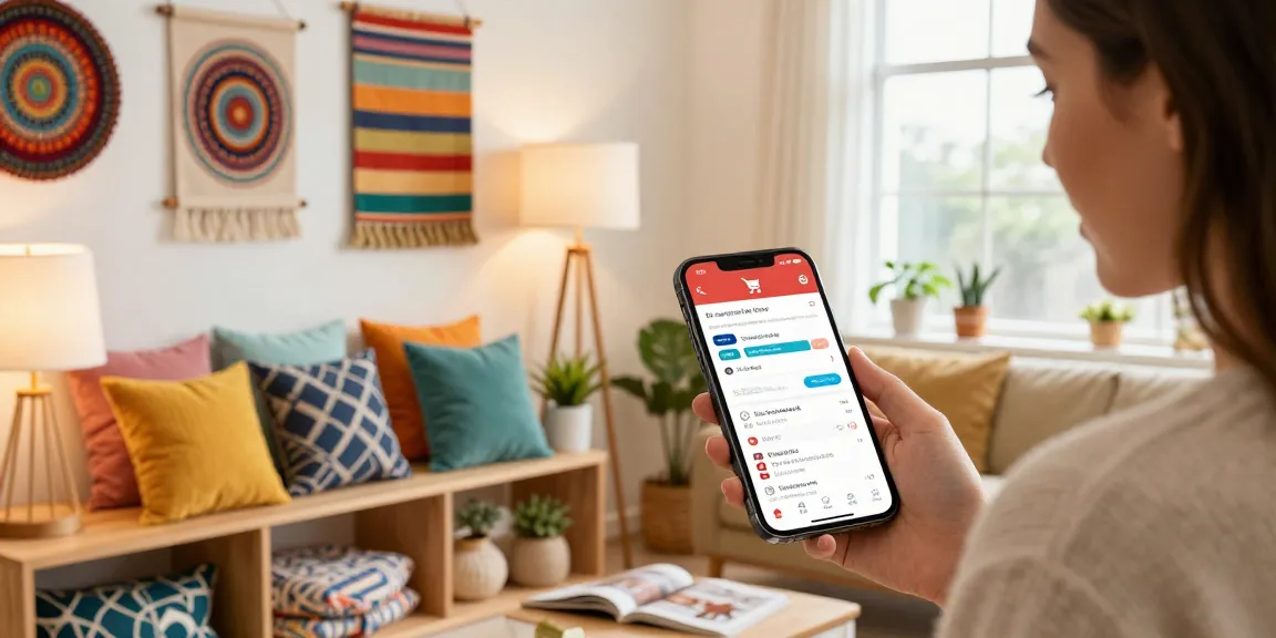 Discover unique home decor products at ebbfilter.com in a modern shopping scene.