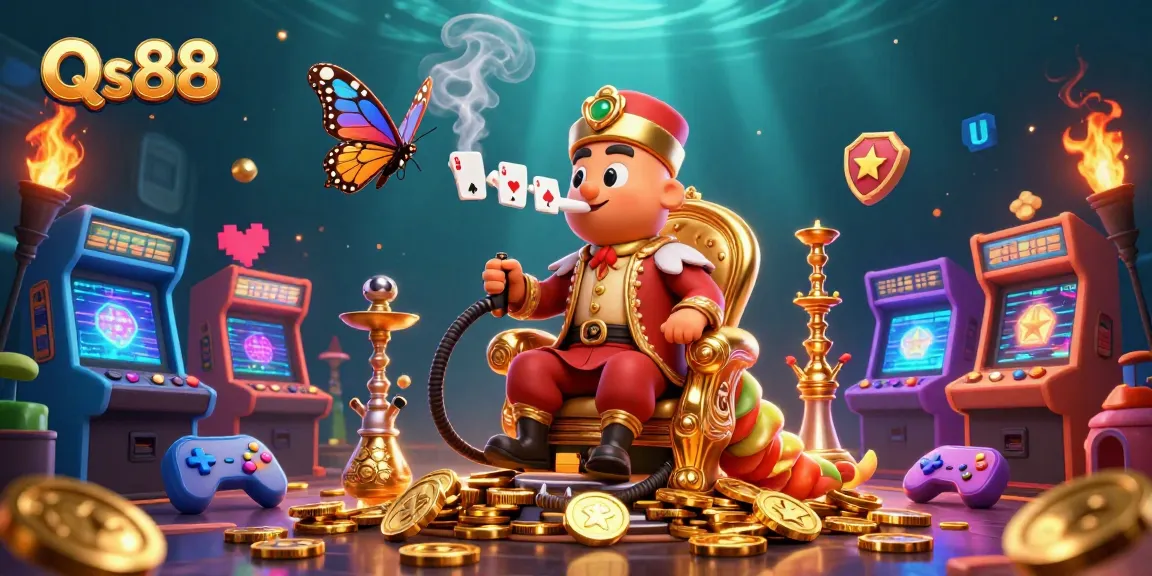 Experience thrilling gaming action at Qs88, where the vibrant casino atmosphere merges with art.