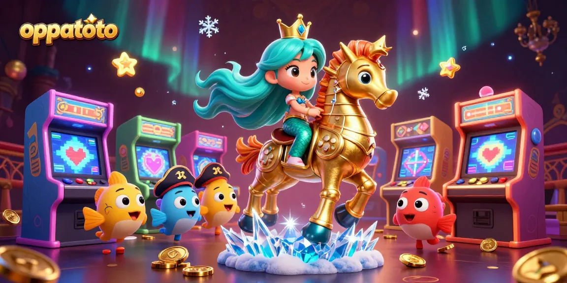 Join the fun at oppatoto with vibrant gaming scenes, winning big on casino games.